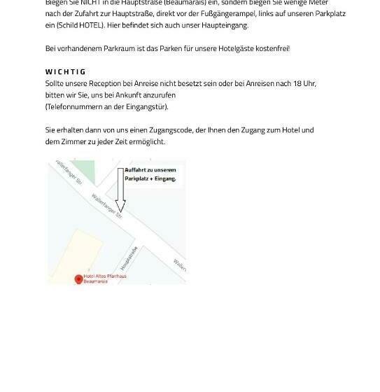 Отель Altes Pfarrhaus Beaumarais