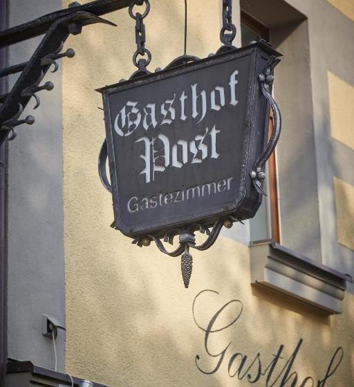 호텔 Gasthof Die Post Brennerei Frankenhöhe