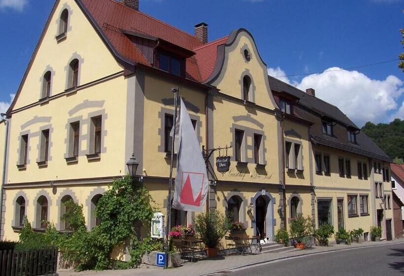 酒店 Gasthof Die Post Brennerei Frankenhöhe