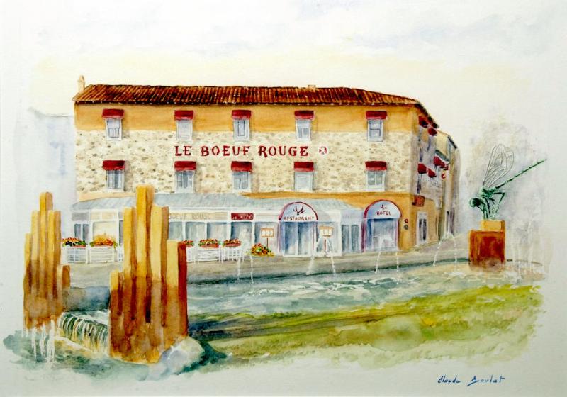 Отель The Originals City, Hôtel Le Boeuf Rouge, Saintjunien