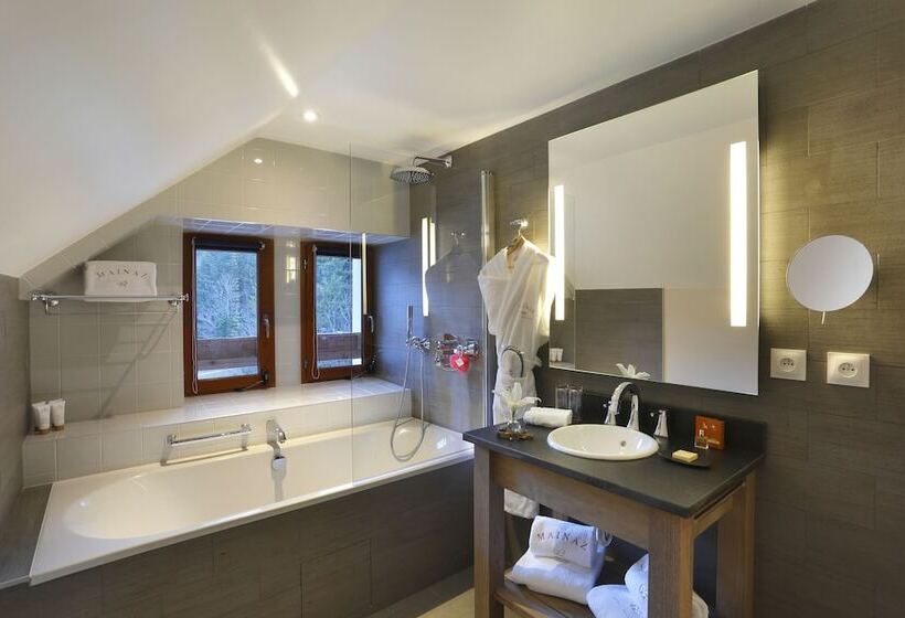 ホテル Chalet Hôtel La Mainaz Restaurant & Resort