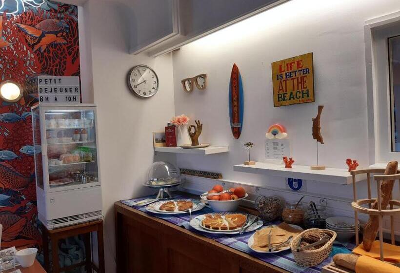 ホテル Hôtel Ker Noyal Quiberon Plage