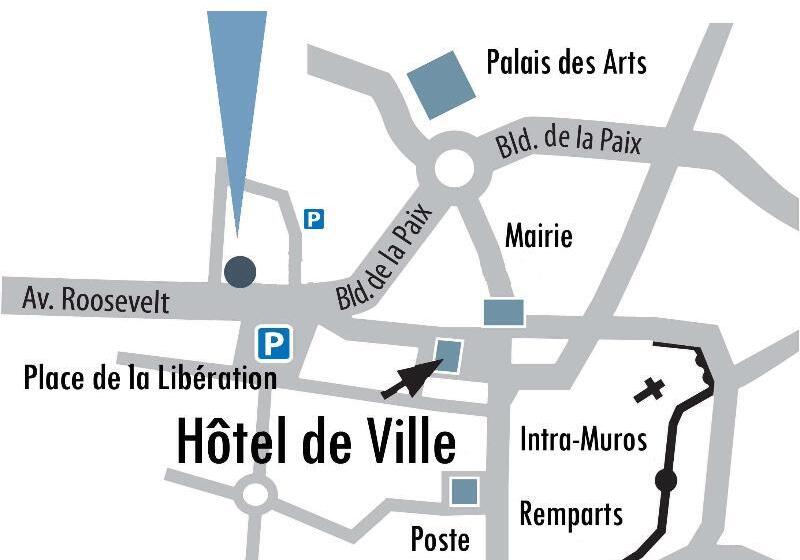 酒店 Kyriad Vannes Centreville