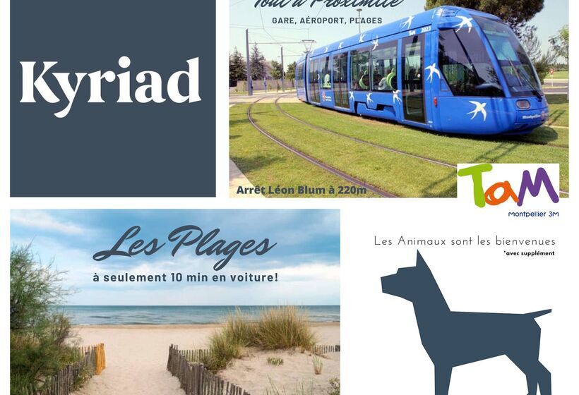 Kyriad Hotel Montpellier Centre Antigone