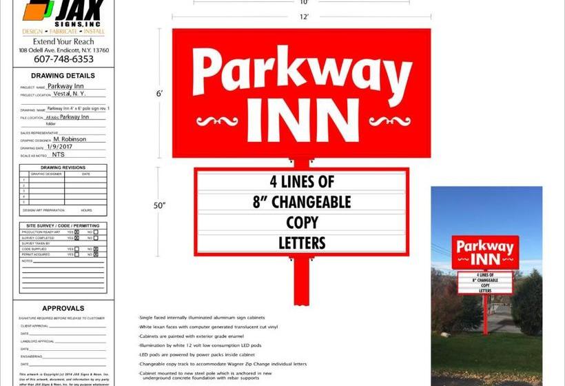 汽车旅馆  Parkway Inn