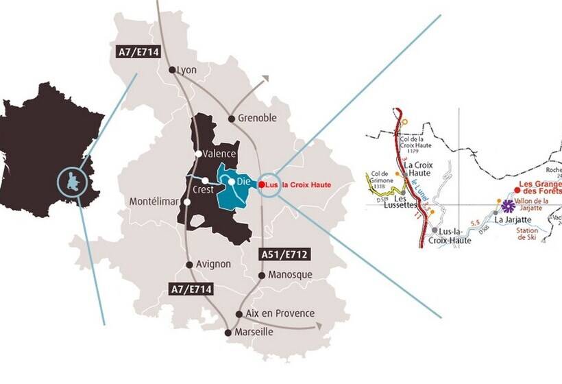 호텔 Au Gai Soleil Du Mont Aiguille