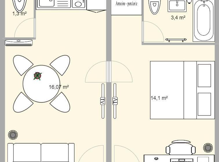 호텔 Kyriad Lisieux