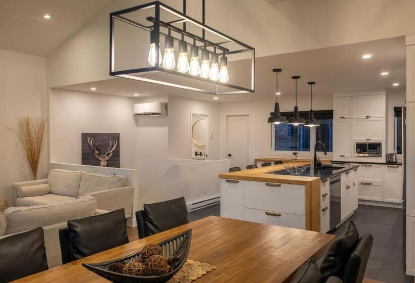 ホテル Hebergement Montsteanne Condos