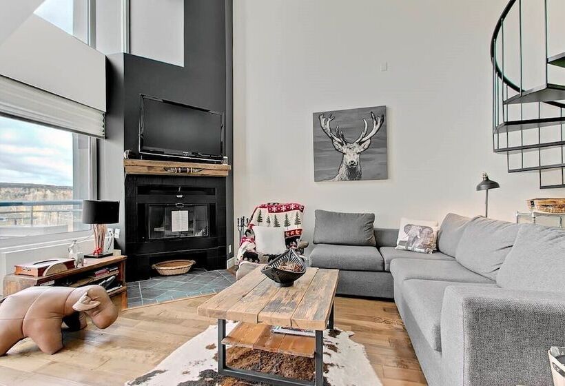 ホテル Hebergement Montsteanne Condos