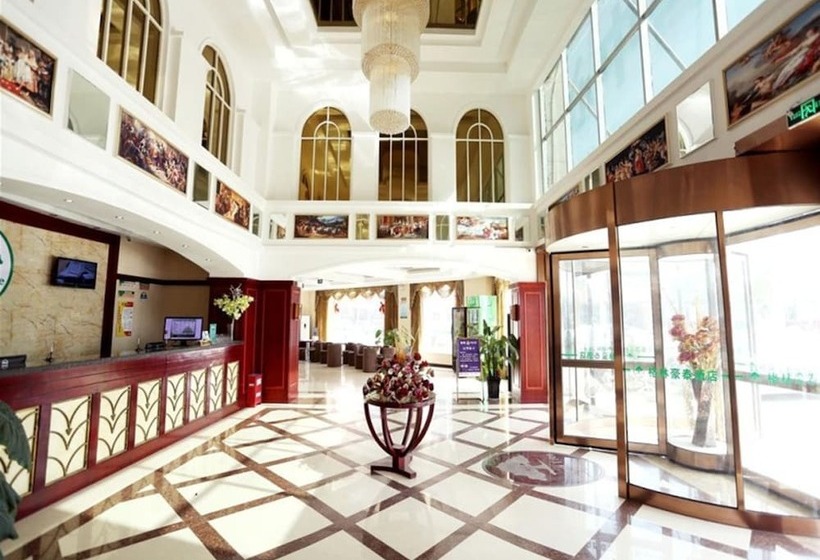 בית מלון כפרי Greentree Inn Anhui Fuyang Taihe South Xiyang Road Business