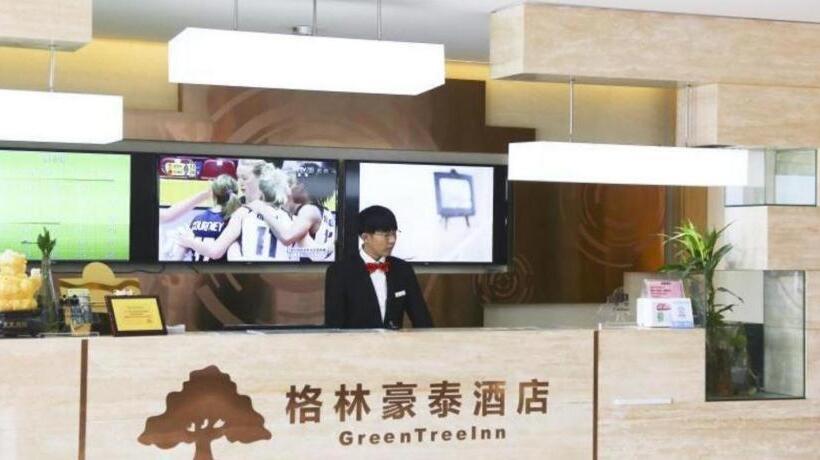 호텔 Greentree Inn Hightech Zone Shandong University Bathing Beach