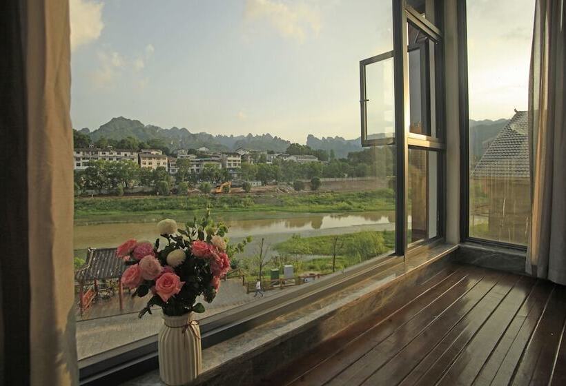 בית מלון כפרי 張家界武陵源北岸輕奢客棧 森林公園店