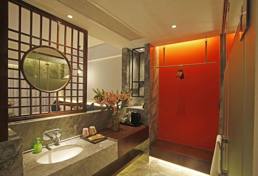 בית מלון כפרי 張家界武陵源北岸輕奢客棧 森林公園店