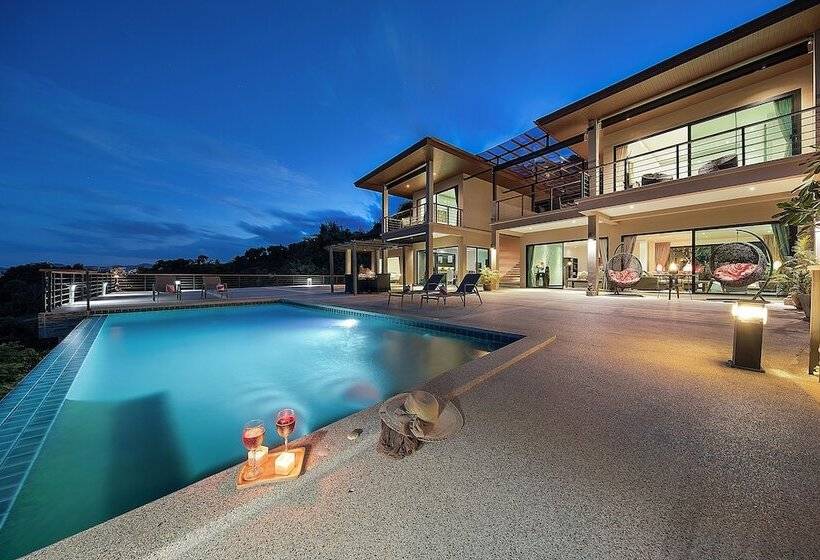 Ban Nai Fan 4 Bed Pool Villa With Seaview In Choengmon