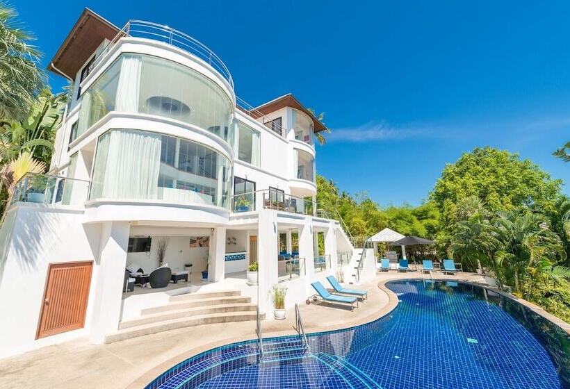 White Stone   Luxurious Sunset View 4 Bed Pool Villa