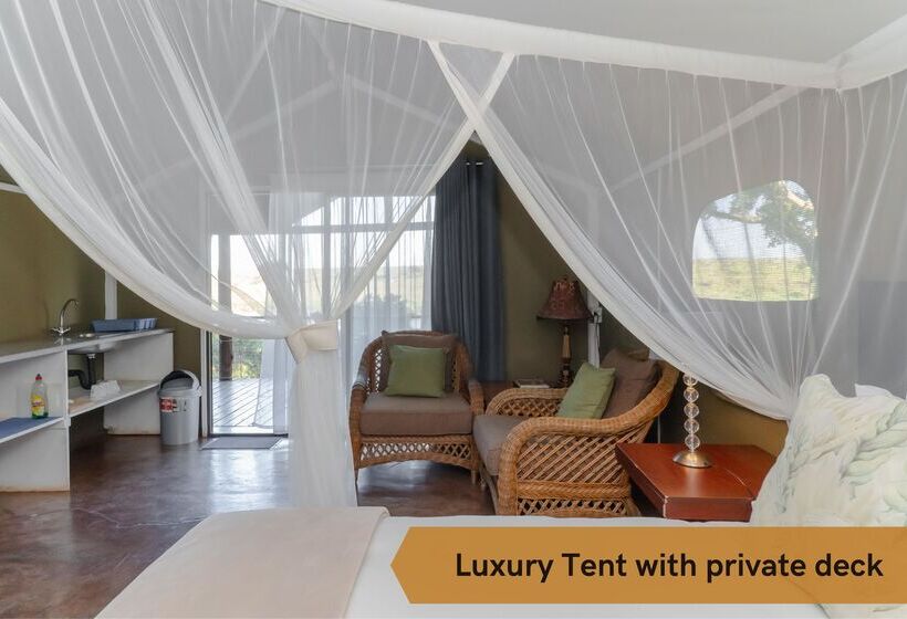 ホテル Crocodile Bridge Safari Lodge