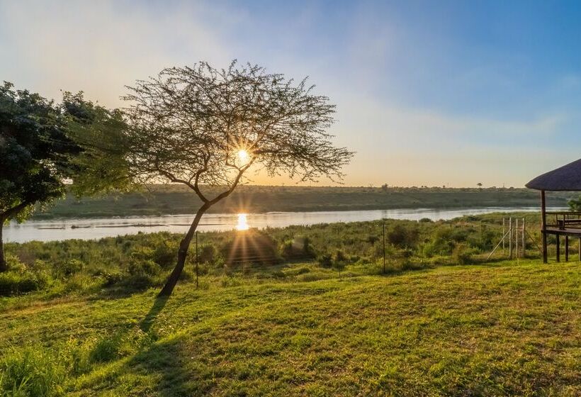 ホテル Crocodile Bridge Safari Lodge