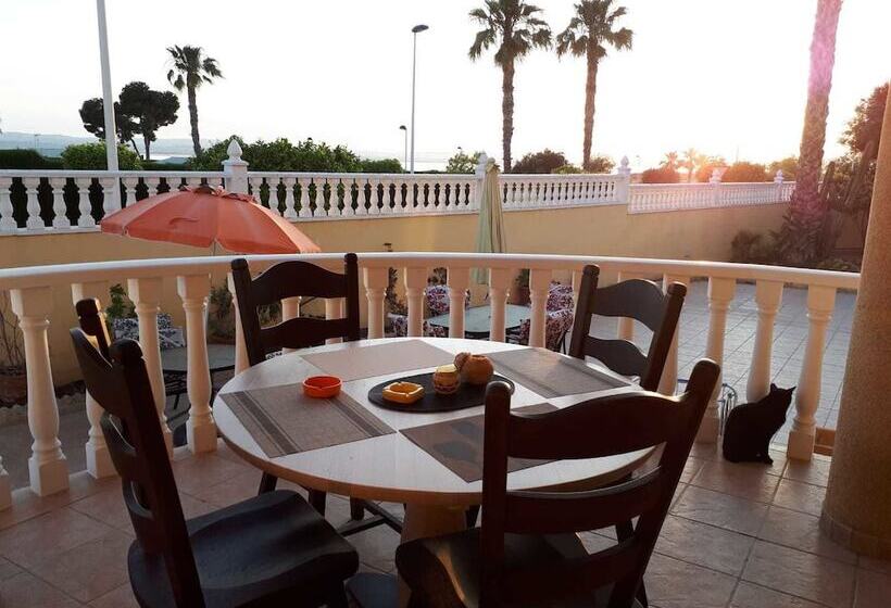 צימר Casa Frente Al Lago Rosa