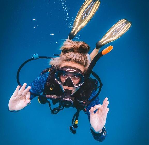 ユースホステル Dpm Koh Tao Diving Hotel & Bar