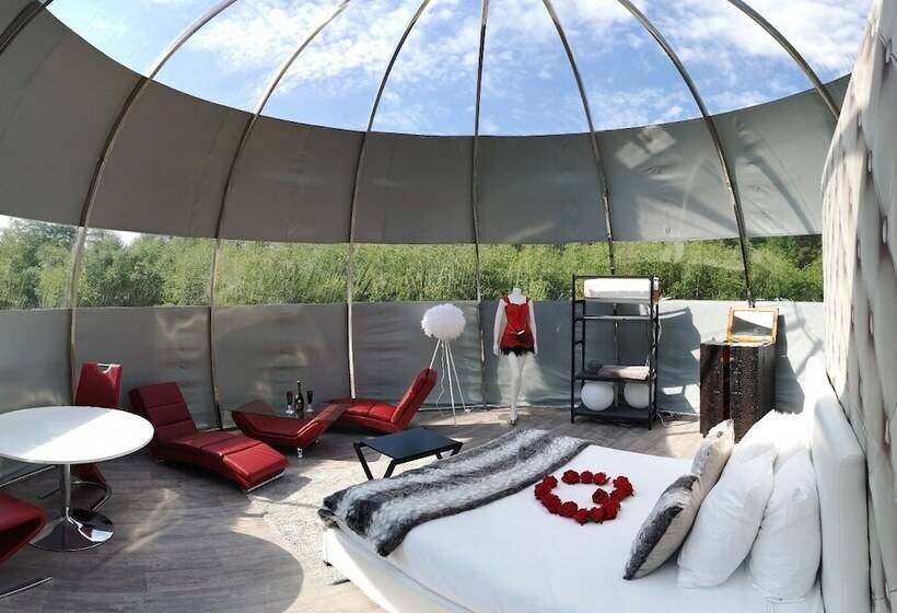 בית מלון כפרי Les Bulles De Sologne   Hébergements Insolites