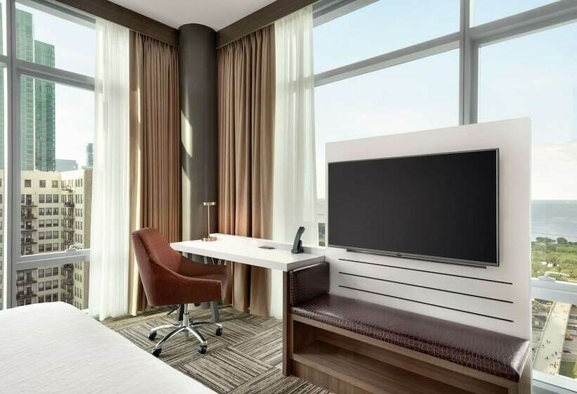 בית מלון כפרי Hilton Garden Inn Chicago Downtown South Loop