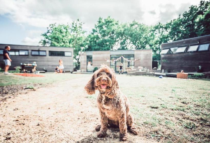 בית מלון כפרי Clophill Eco Lodges