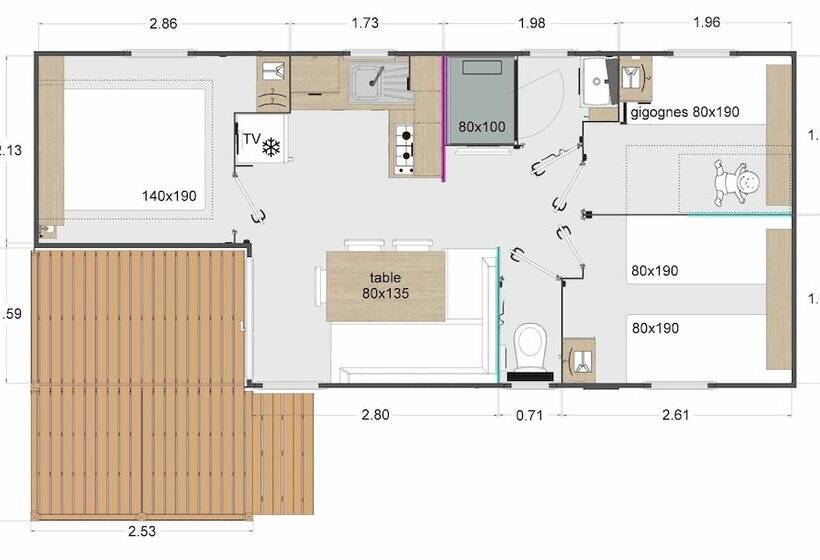 בית מלון כפרי Camping Bella Vista