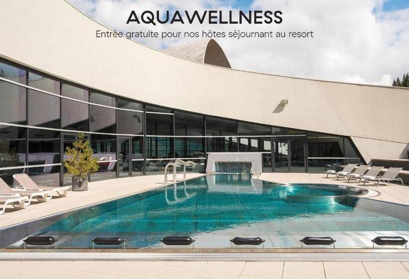 בית מלון כפרי Ecrin Blanc Resort Courchevel   Aquapark