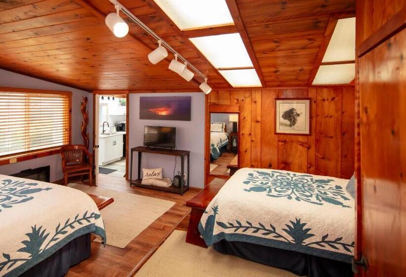 ベッドアンドブレックファースト Aloha Junction Guest House   5 Min From Hawaii Volcanoes National Park