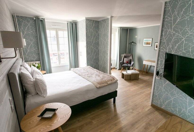 فندق Le Cotentin Appart Hôtels & Restaurant Le Cot