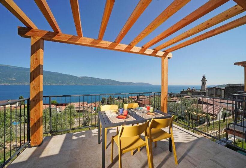 فندق فئة نجمة واحدة Residence Dany Appartamenti Con Cucina Vista Lago Piscina E Parcheggio