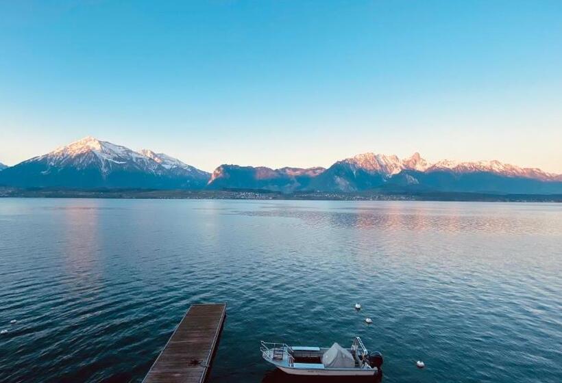 酒店 Restaurant Bellevue Au Lac