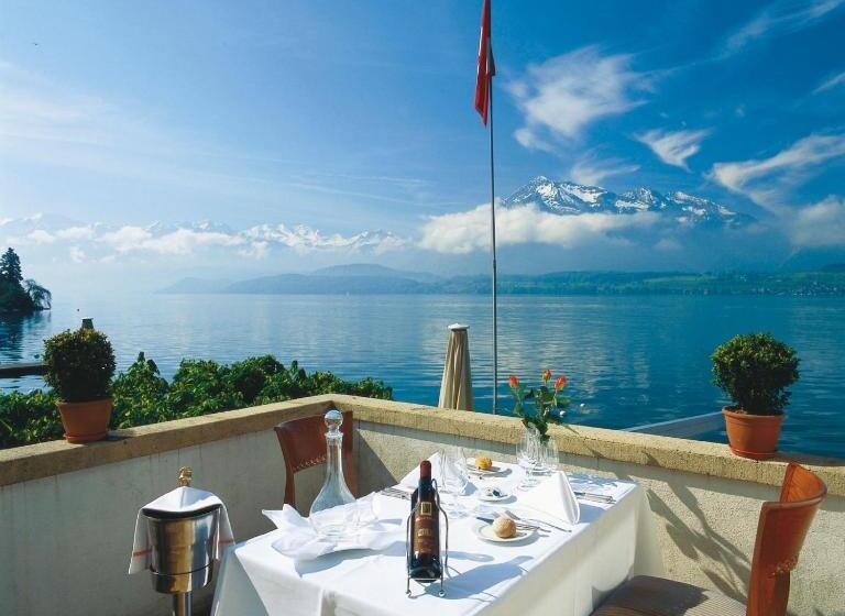 酒店 Restaurant Bellevue Au Lac