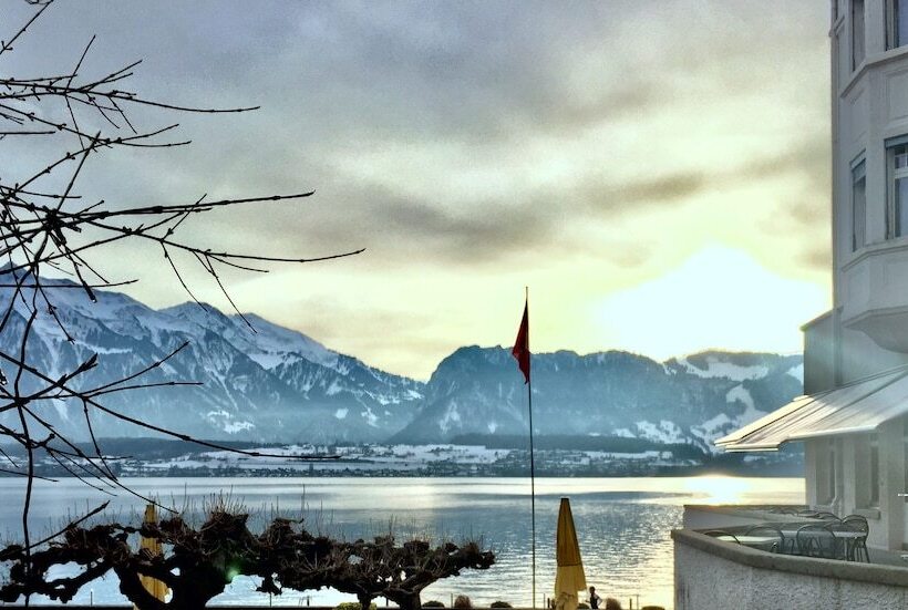 酒店 Restaurant Bellevue Au Lac