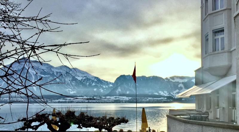 酒店 Restaurant Bellevue Au Lac