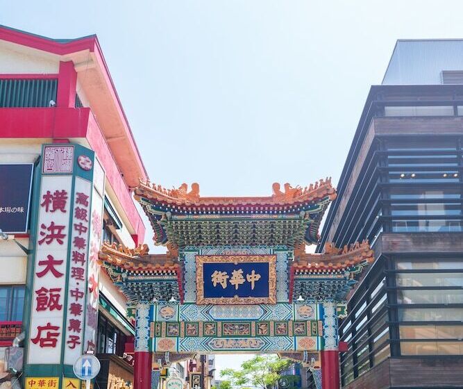 בית מלון כפרי Global Cabin Yokohamachukagai