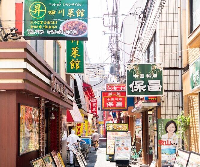 בית מלון כפרי Global Cabin Yokohamachukagai