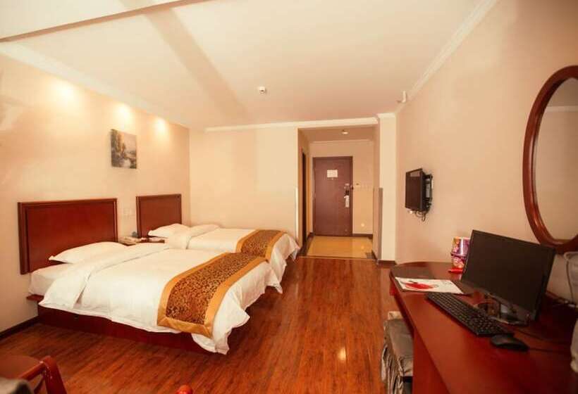 בית מלון כפרי Greentree Inn Lianyungang Guanyun Bus Station Zhenxing Garden Express