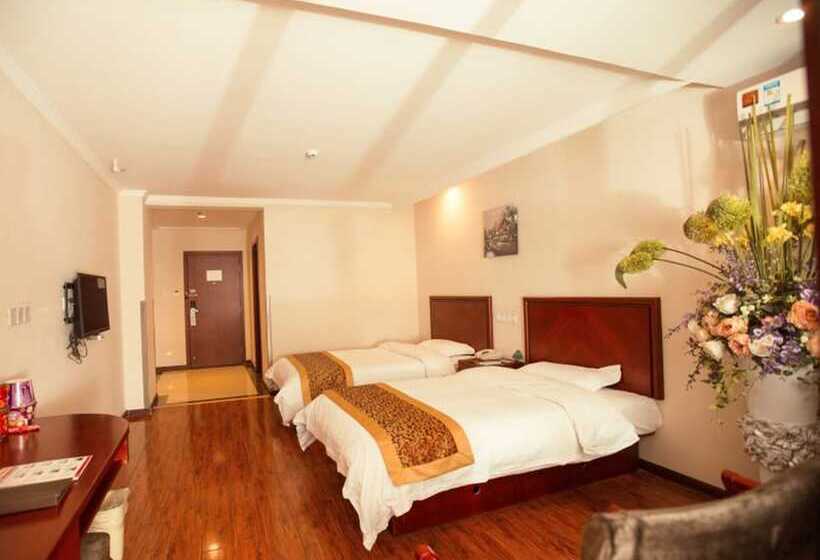 בית מלון כפרי Greentree Inn Lianyungang Guanyun Bus Station Zhenxing Garden Express