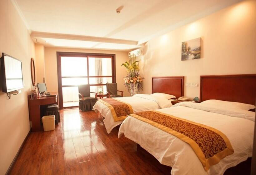 בית מלון כפרי Greentree Inn Lianyungang Guanyun Bus Station Zhenxing Garden Express