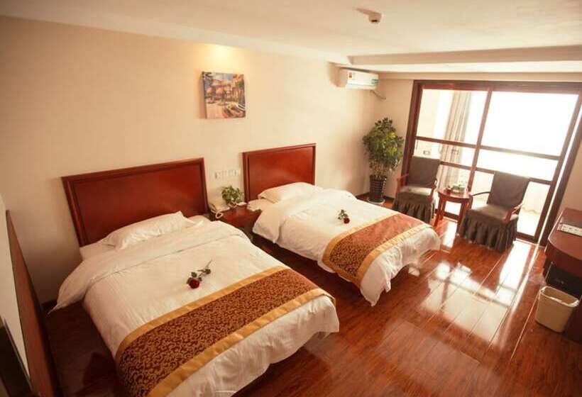 בית מלון כפרי Greentree Inn Lianyungang Guanyun Bus Station Zhenxing Garden Express