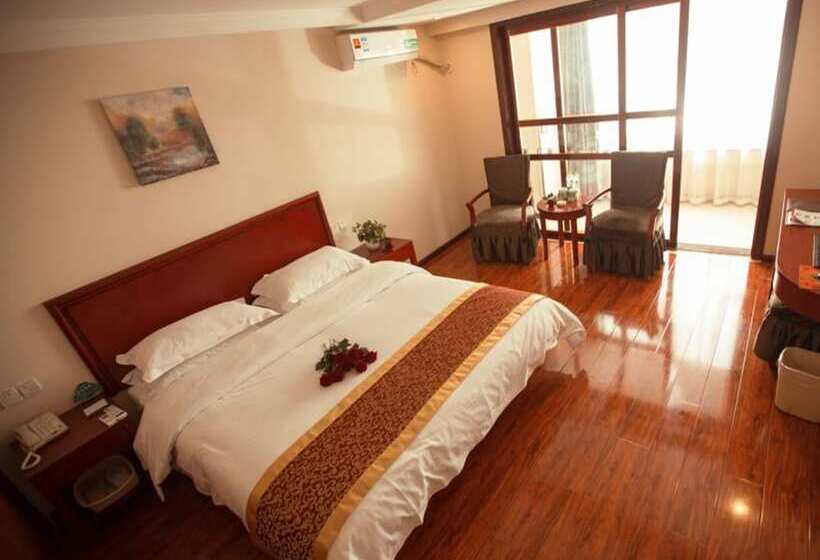 בית מלון כפרי Greentree Inn Lianyungang Guanyun Bus Station Zhenxing Garden Express