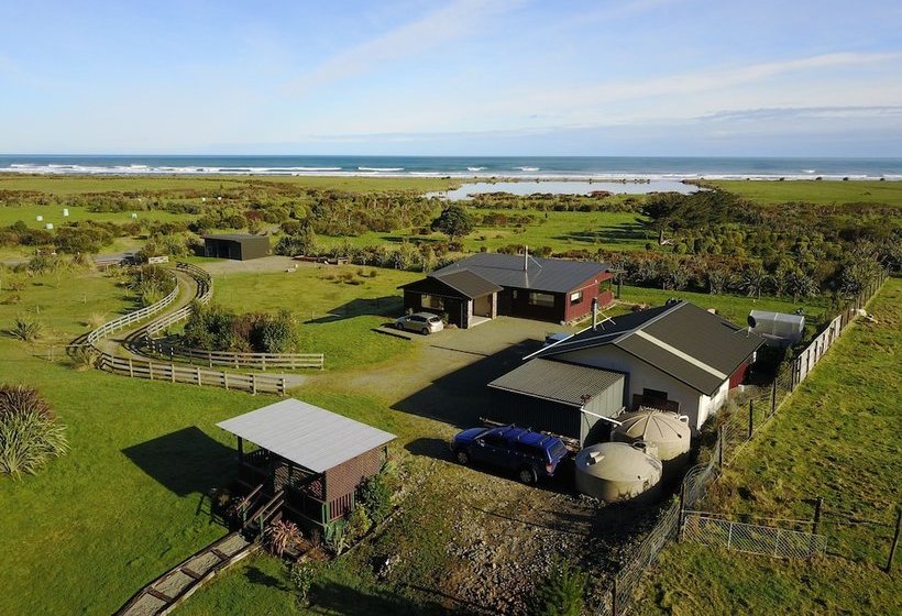 צימר Kiwi Cabin And Homestay At Koru With Hot Tub