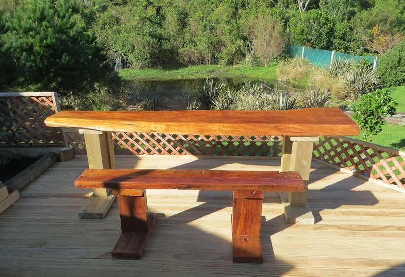 צימר Kiwi Cabin And Homestay At Koru With Hot Tub