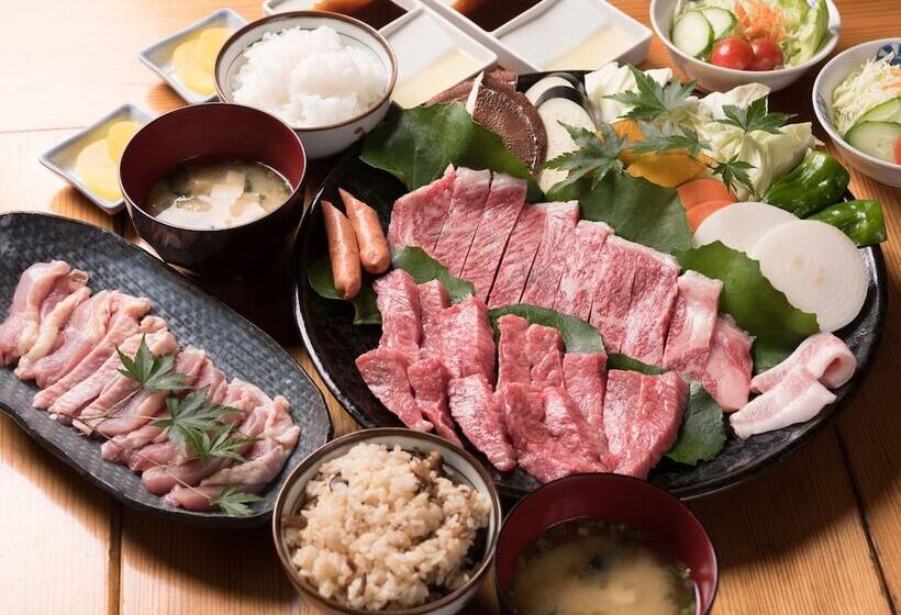 فندق Log Cabin Kinoko No Sato