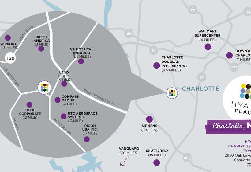 Отель Hyatt Place Charlotte Airport Billy Graham Parkway
