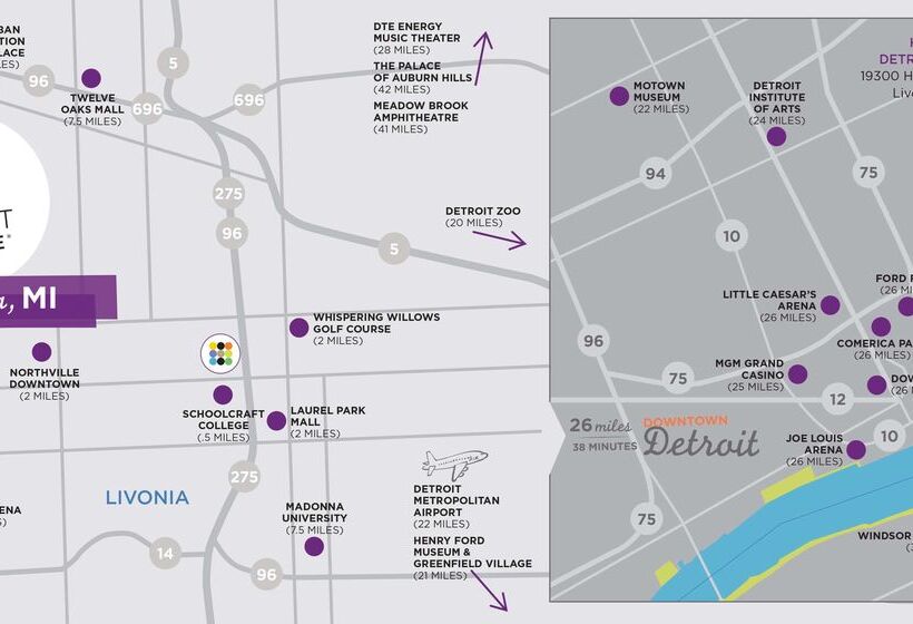 فندق Hyatt Place Detroit/livonia