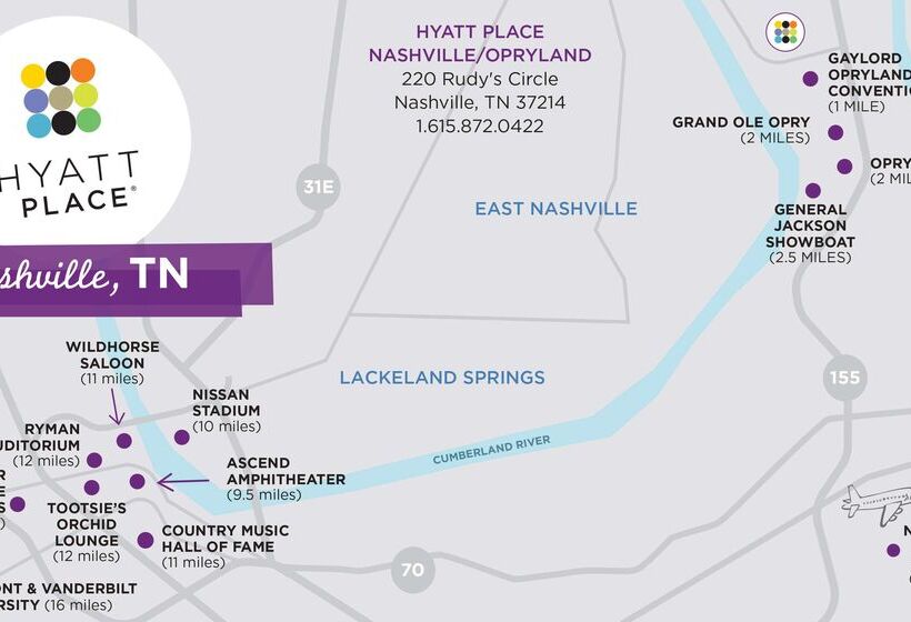 فندق Hyatt Place Nashville Opryland