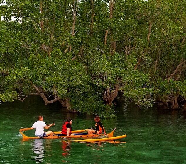 בית מלון כפרי Talikud Island Mangrove Beach Resort