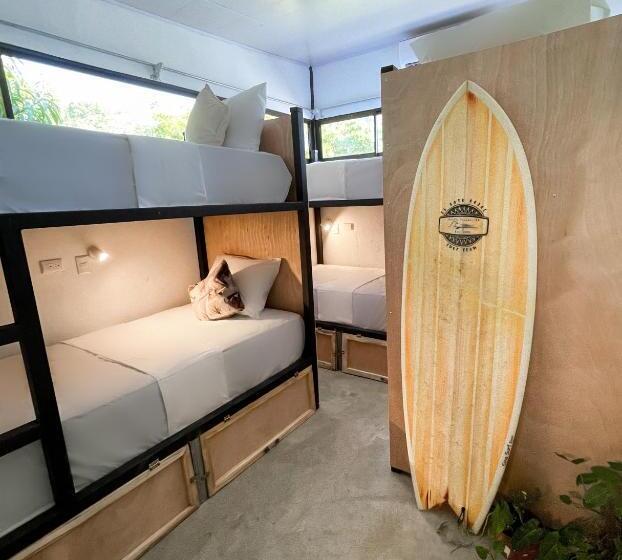 פנסיון El Gato Rojas Surf Hostel